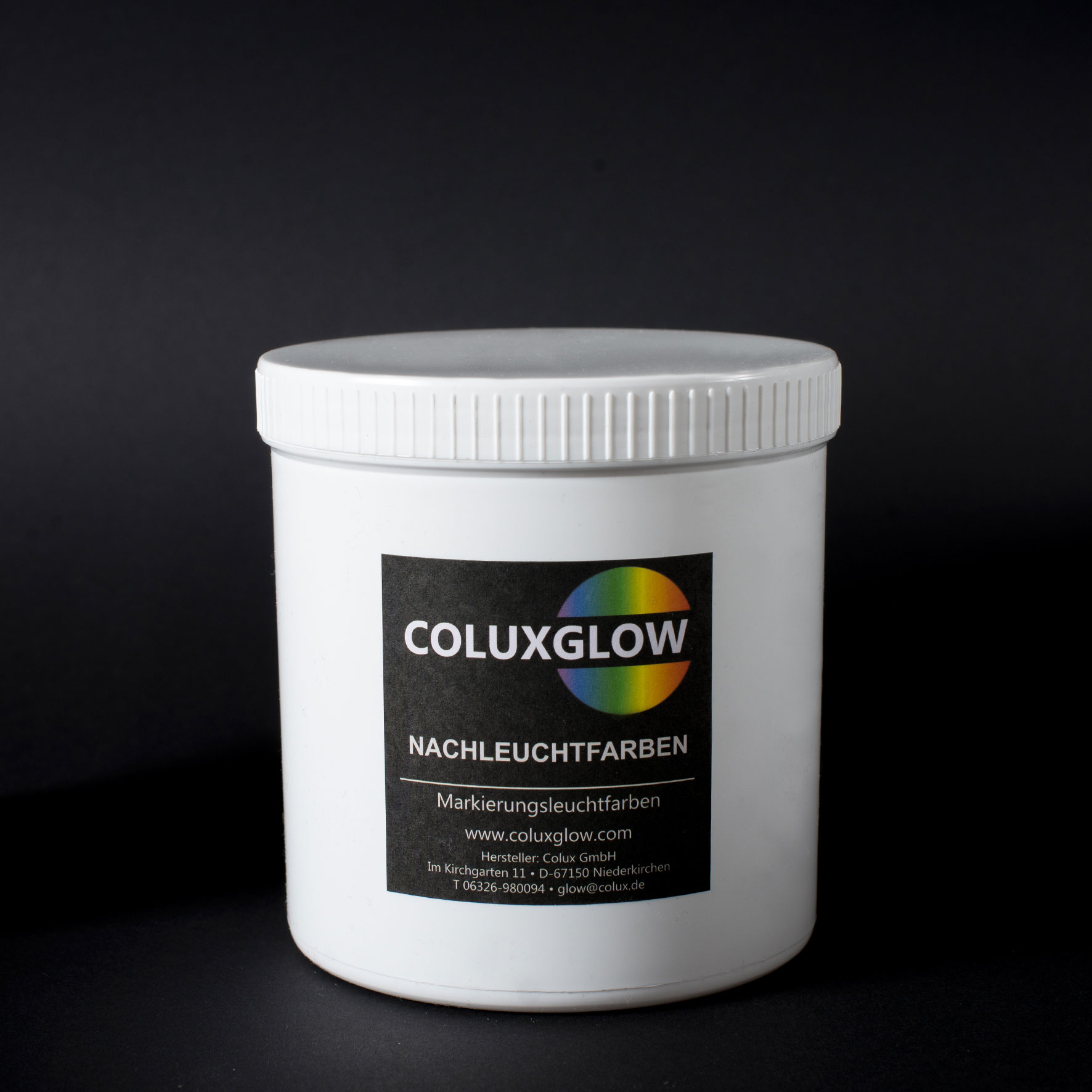 Coluxglow Siebdruckfarbe Karton-Folie Neongelb und nachleuchtend ab 200 ml